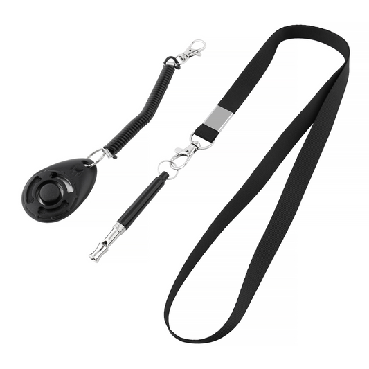 Dog Training Clicker & Whistle Set